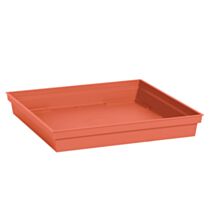 Soucoupe carrée Toscane 26,7cm Orange - EDA