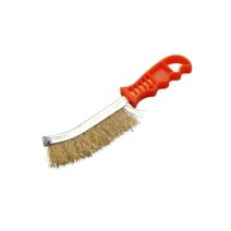 Brosse métallique convexe manche plastique - SAVY