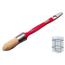 Pinceau à rechampir bi-matière peinture mate et satinée savy