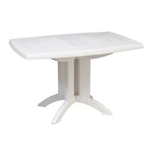 table pliante vega 118 en blanc gx - GROSFILLEX