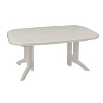 table vega 165x100 en blanc gx  - GROSFILLEX