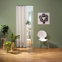 porte extensible spacy en pvc - blanc cérusé - GROSFILLEX