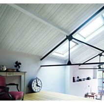 Revêtement PVC country bois blanchi 4 m - GROSFILLEX