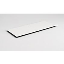 Revêtement mural Green Line 39x261x0,5cm blanc brut