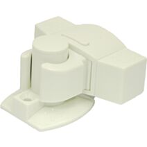 Arrêtoir de porte clip blanc