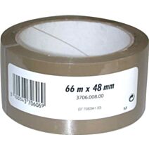 Adhésif emballage 66m x 48 mm havane