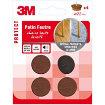 Patin feutre à clouer Ø22mm - 3M