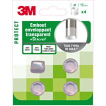 Embout enveloppant transparent Ø16mm - 3M