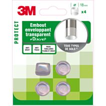 Embout enveloppant transparent Ø18mm - 3M