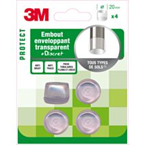 Embout enveloppant transparent Ø20mm - 3M