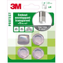 Embout enveloppant transparent Ø22mm - 3M