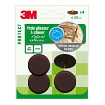 Patin à clouer Ø30mm - 3M