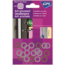 Rondelles gonds anti-grincement int : 8mm - ext : 14mm - GPI