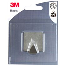 Crochet adhésif métal carre - 3M