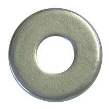 Rondelle plate large acier zingué Ø4 - sachet x96