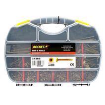 Vis rocket tête fraisée pozi valisette 1365 pièces