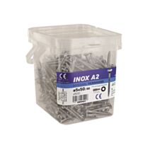 500 vis terrasse tête fraisée étoile inox A2 5x50