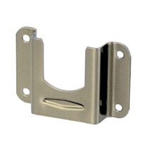 2 supports extrémité pour barre de penderie ovale