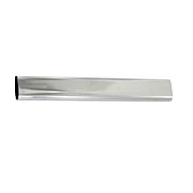 Tube penderie ovale acier chromé 2mx3cmx1,5cm - VYNEX