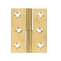 2 paumelles de meuble 50x40mm droites