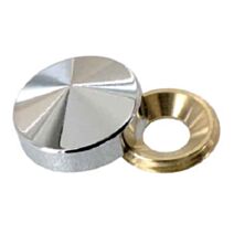 4 cache vis laiton chromé ∅16mm - VYNEX