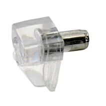 Taquet à enfoncer plastique 5x8mm transparent - VYNEX