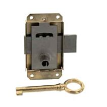 Serrure universelle à pattes 15mm acier laitonné - VYNEX