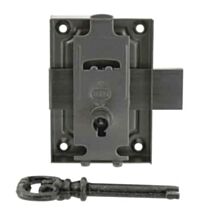 Serrure en applique 15mm universelle acier poli - VYNEX