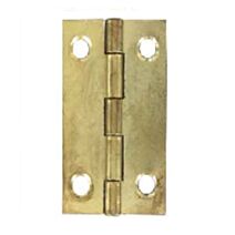 2 charnières de meuble 80x45 acier laitonné