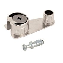 Ferrure d'assemblage D10-20mm acier nickelé par 4