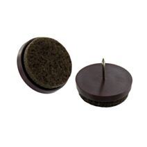 4 patins feutre à clouer Ø30mm - VYNEX