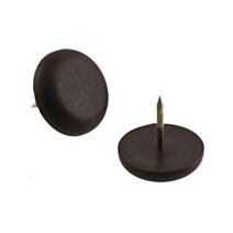 4 patins plastique à clouer d19mm - VYNEX