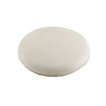 Butée poignée de porte, adhés plastique blanc ø60mm - VYNEX