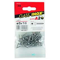 41 Vis agglo tête fraisée étoile inox A4 3x16 - CLASS'INOX