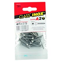 26 Vis agglo tête fraisée étoile inox A4 4x25 - CLASS'INOX
