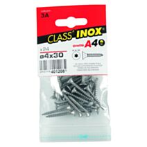 24 Vis agglo tête fraisée étoile inox A4 4x30 - CLASS'INOX
