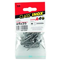 23 Vis agglo tête fraisée étoile inox A4 4x35 - CLASS'INOX