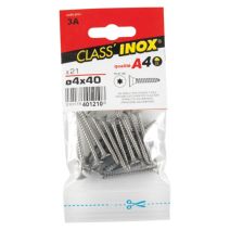 21 Vis agglo tête fraisée étoile inox A4 4x40 - CLASS'INOX