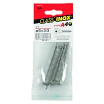 5 Vis agglo tête fraisée étoile inox A4 5x80 - CLASS'INOX