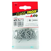 Vis tôle autoperceuse x 25 TC A4 3.5x16 - VYNEX