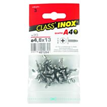 Vis tôle autoperceuse x 20 TC A4 4.8x13 - VYNEX