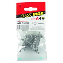 Vis tôle autoperceuse x 9 TH A4 4.8x38 - VYNEX