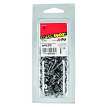 150 Vis agglo tête fraisée étoile inox A4 4x20 - CLASS'INOX