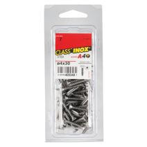 100 Vis agglo tête fraisée étoile inox A4 4x30 - CLASS'INOX