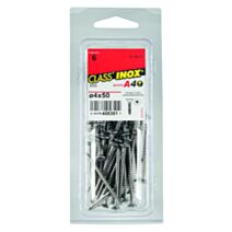 50 Vis agglo tête fraisée étoile inox A4 4x50 - CLASS'INOX