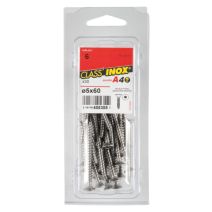 30 Vis agglo tête fraisée étoile inox A4 5x60 - CLASS'INOX