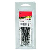 30 Vis agglo tête fraisée étoile inox A4 5x60 - CLASS'INOX