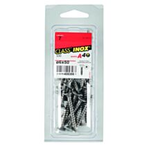 30 Vis agglo tête fraisée étoile inox A4 6x50 - CLASS'INOX