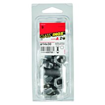 8 boulons tête hexagonale inox A2 14x30 - CLASS'INOX