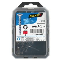 80 vis tête fraisée étoile inox A2 4X40 - ROCKET